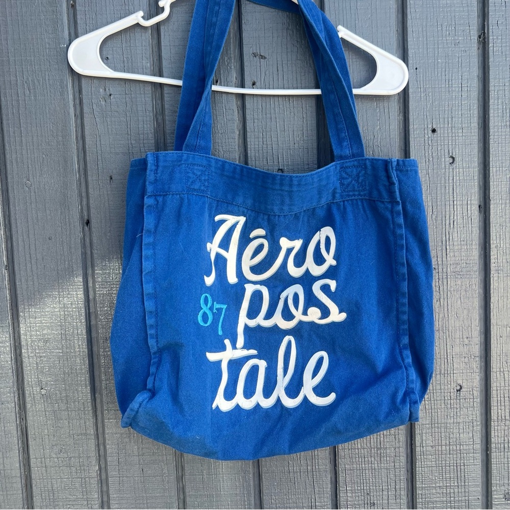 Aeropostale Blue Tote Bag